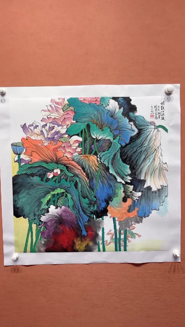国画师立照老师国画作品