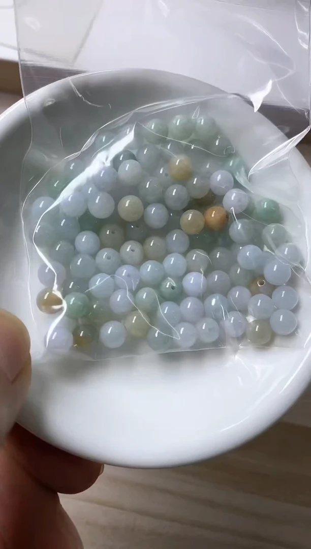 颈饰未镶嵌翡翠夏*38天然缅甸翡翠A货分两单