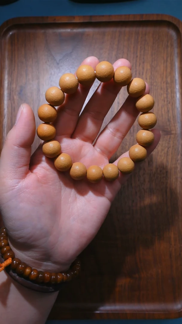 猴头核桃手串15mm左右小青柑猴头手串