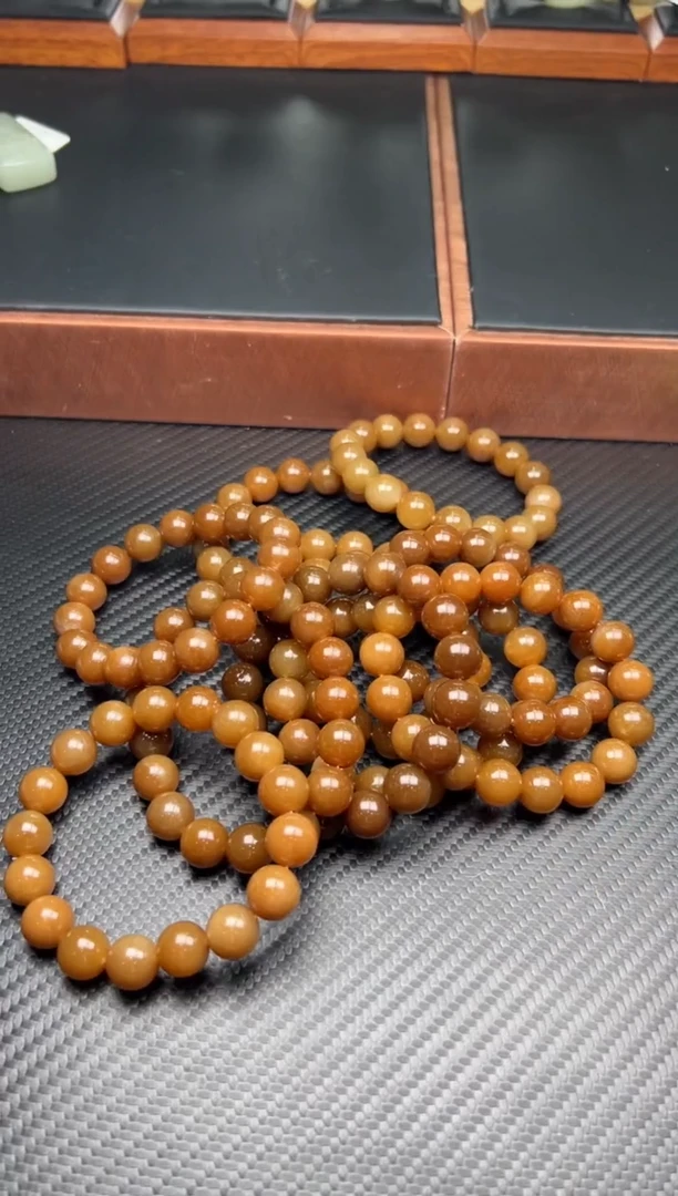 未镶嵌手串和田玉若羌微色差卡12多样性发货拍一发一m