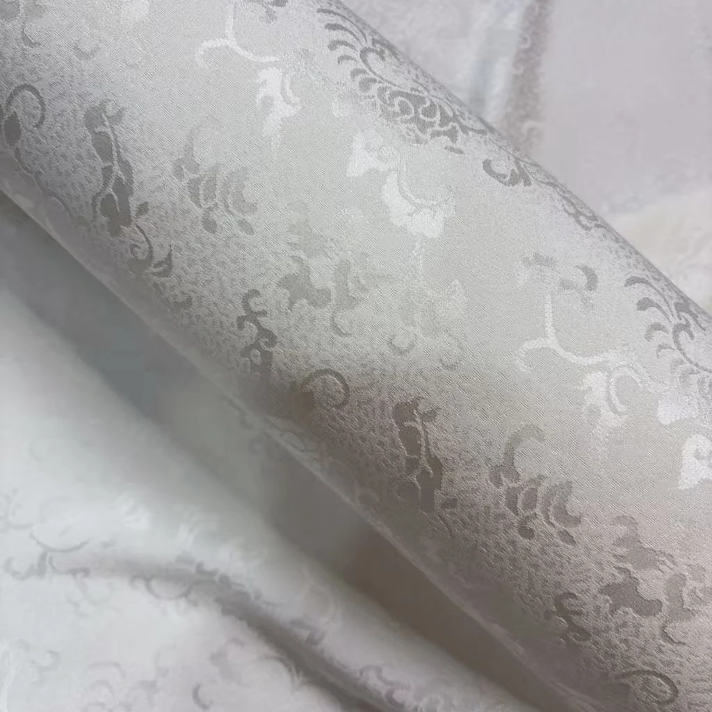 （喜物定制传统正绢）22/ 佛手花卉水绿窄幅正绢面料 （100%桑蚕丝）