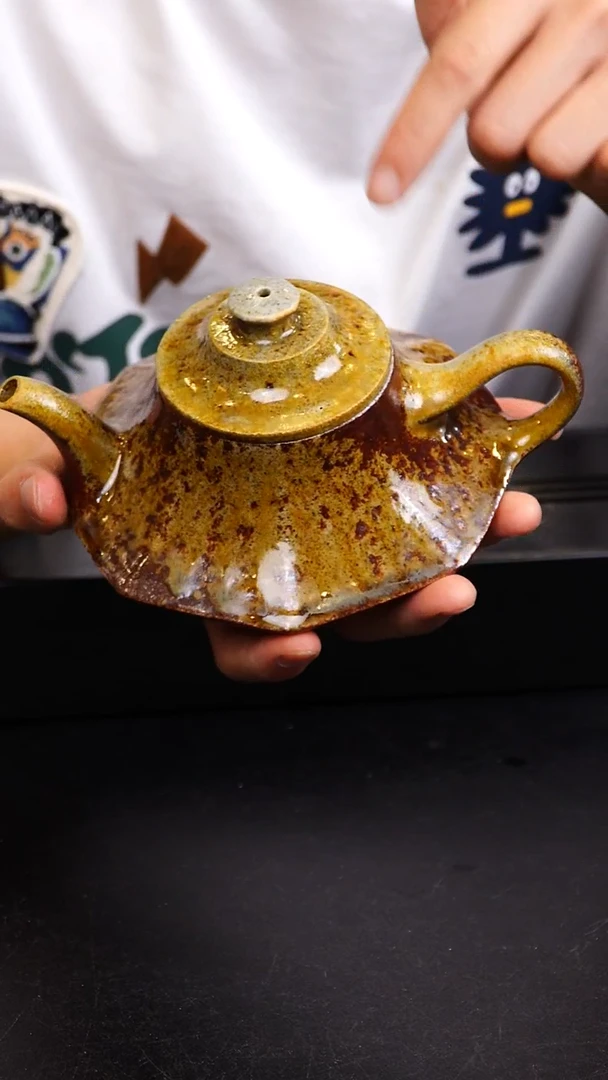 茶壶紫砂宜兴紫砂柴烧壶