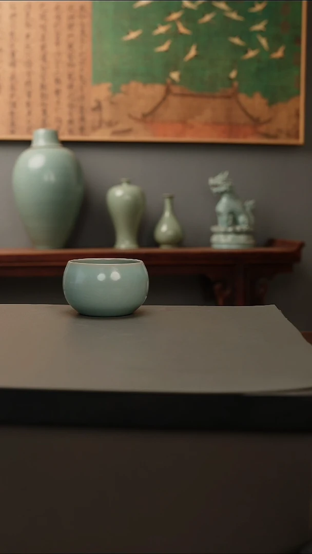 杯仿古釉原矿  禅定