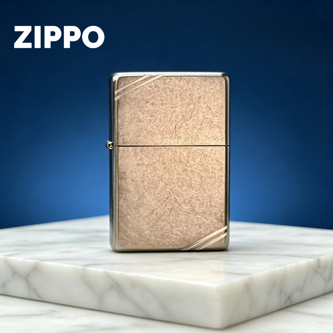 【七夕大促】Zippo打火机1937古典切角花纱官方正品男士礼物实用