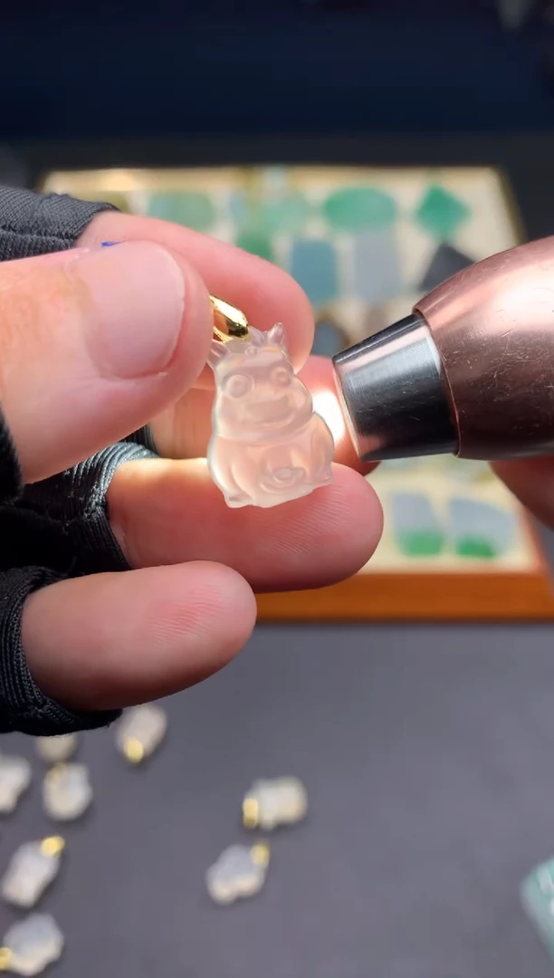 玛瑙/玉髓颈饰未镶嵌十二生肖系列玛瑙多用吊坠钥匙挂