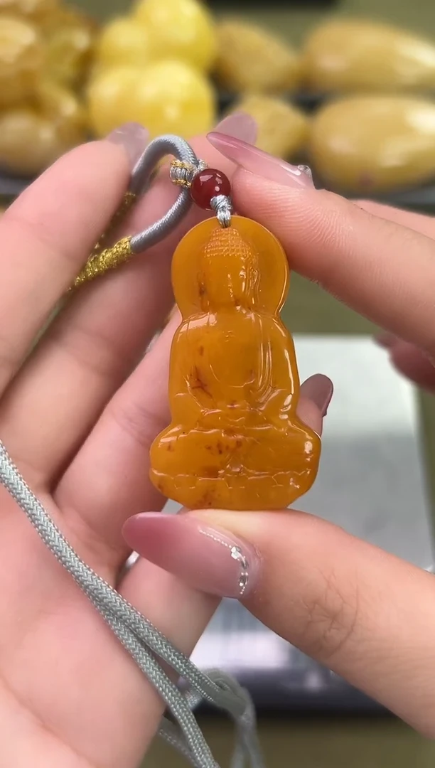 裸石琥珀未镶嵌天然琥珀蜜蜡吊坠