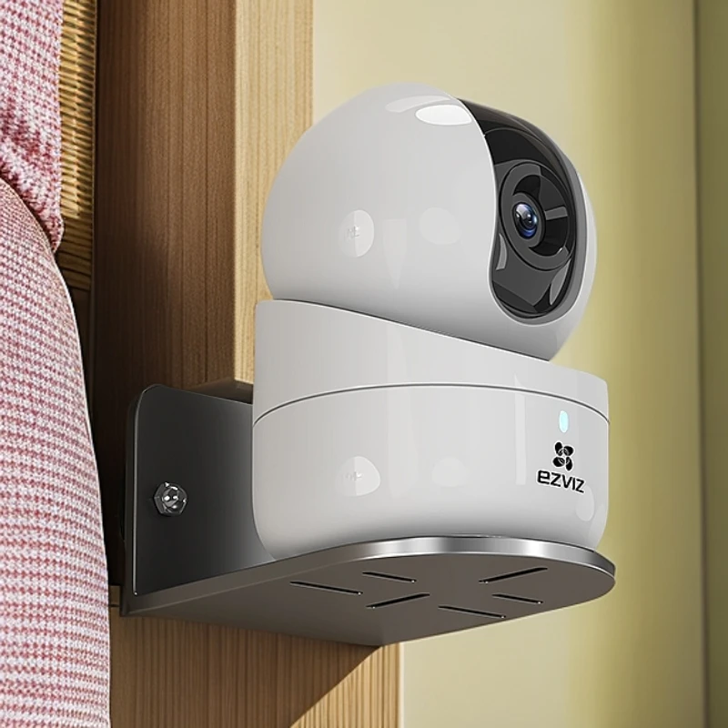 摄像头室内支架免打孔监控机架家用室外墙上置物架路由器放置架子