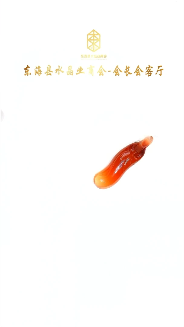 未镶嵌珠宝半成品水晶红兔毛水晶雕刻件