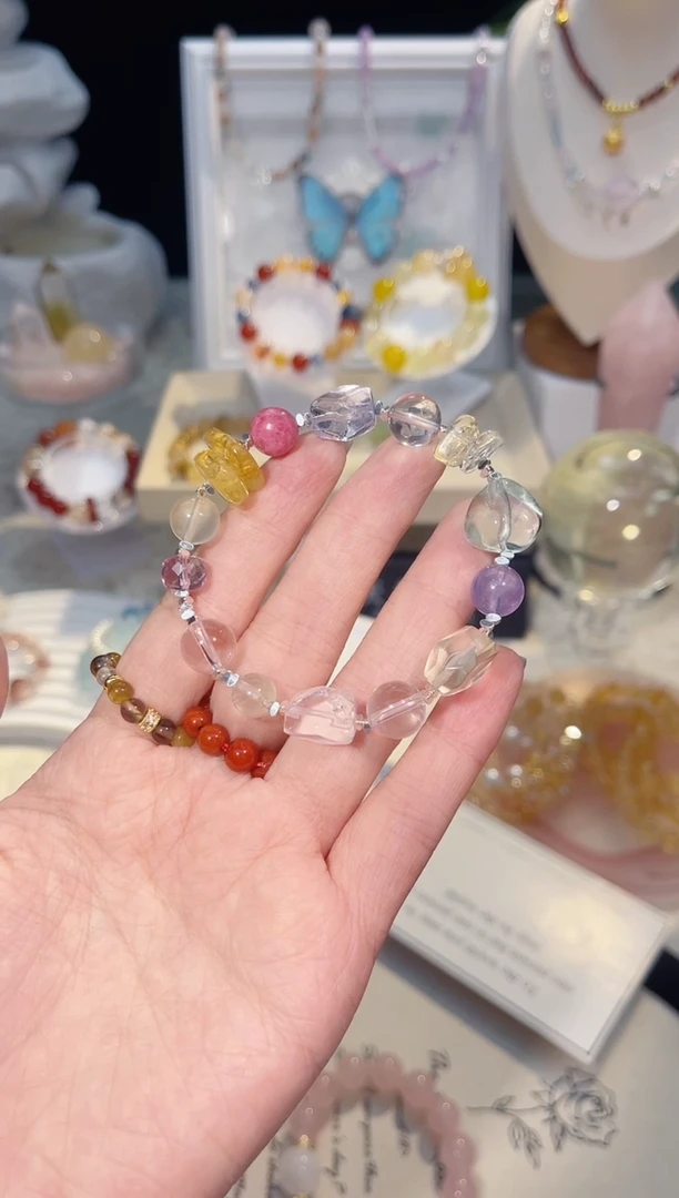 未镶嵌手串水晶巴****）多宝