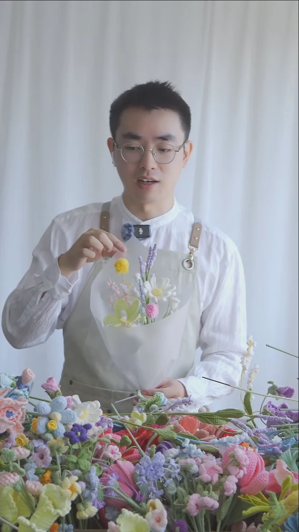 【6】猫三的小花园 钩织花艺