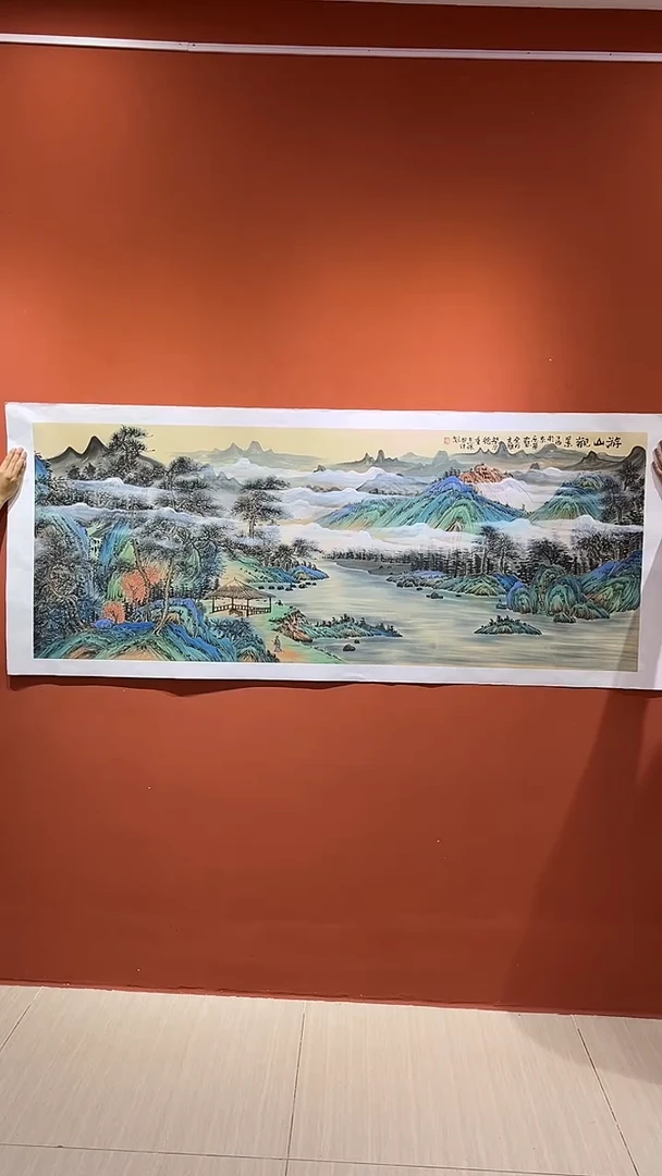 国画郑乐华手绘绘画作品8-69