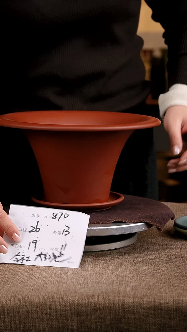 紫砂花盆花卉工艺870+z