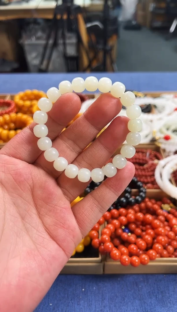 未镶嵌手串和田玉10+
