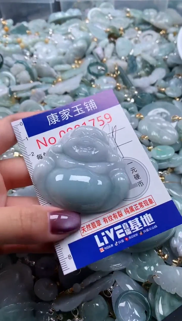 翡翠未镶嵌吊坠(不含链)1759