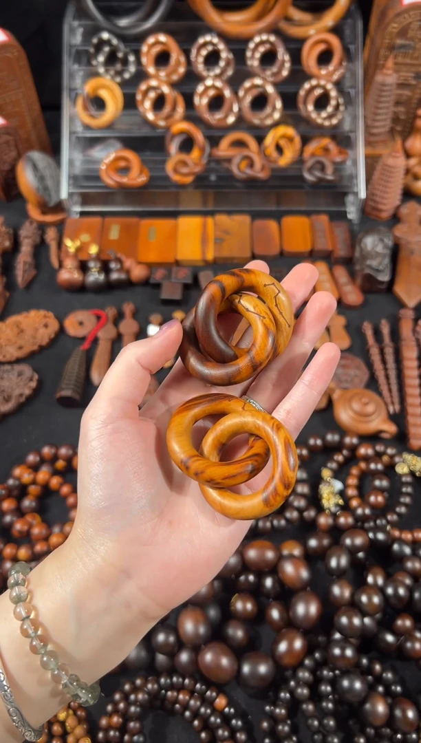 木雷桃 刻六七星 乾坤圈