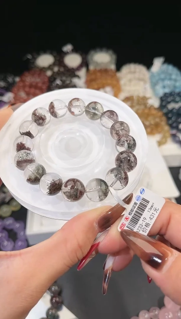 【闪购商品】水晶手链未镶嵌多样性发一莫奈幽灵13mm