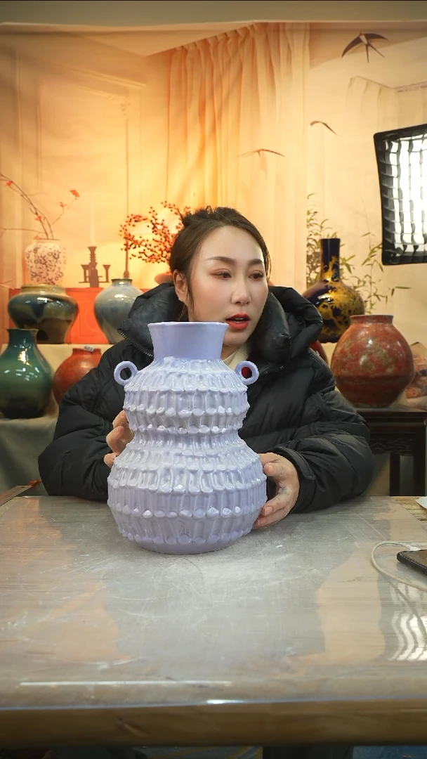 高度27口径10陶瓷花瓶