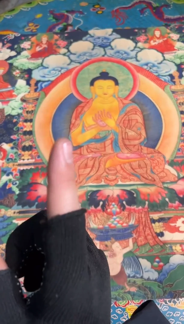 卷轴画路路的唐卡tk160