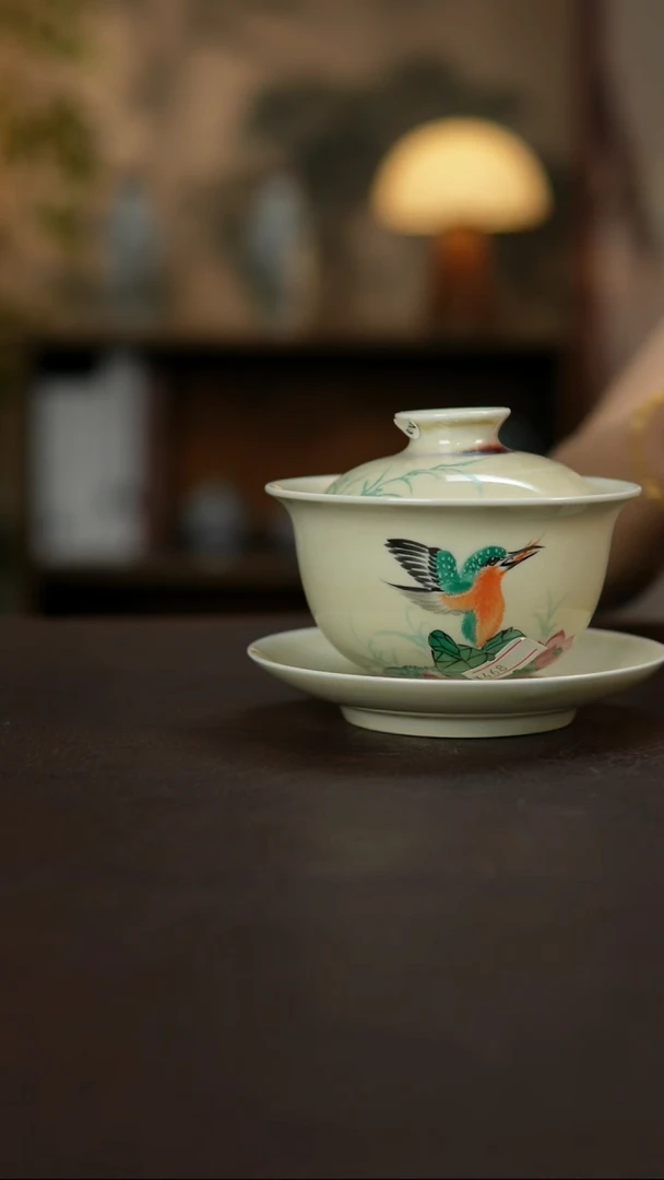 杯景德镇陶瓷杯碗柴烧多人
