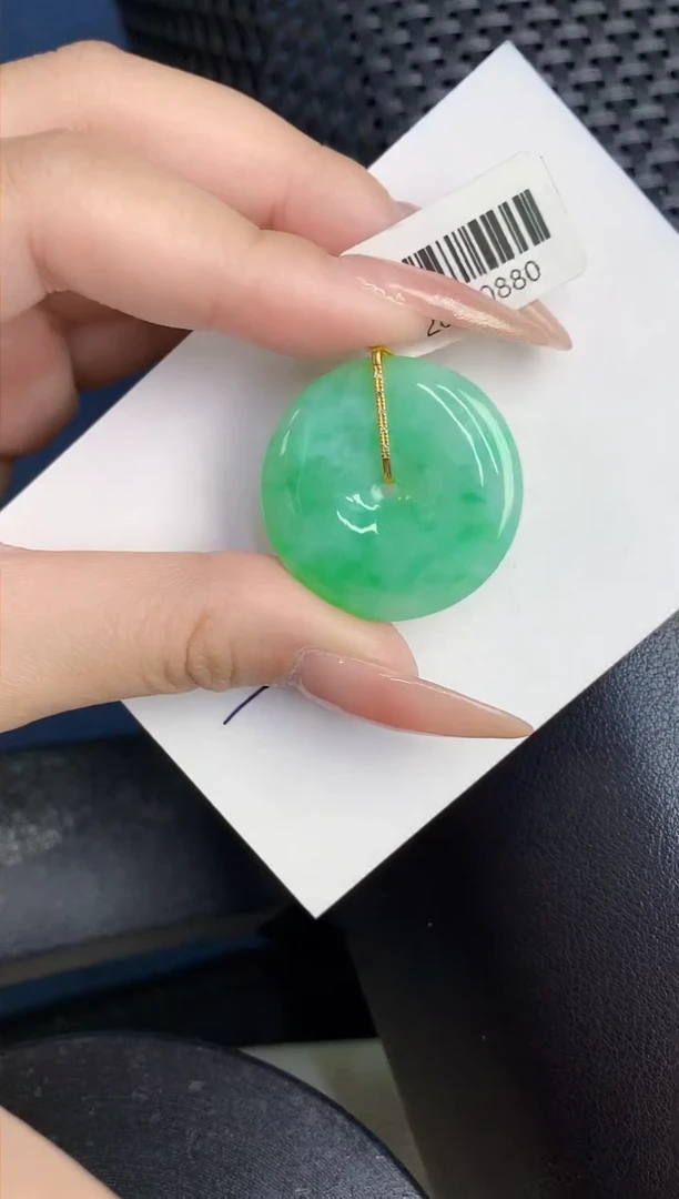 【闪购商品】翡翠颈饰18K金镶嵌000000000