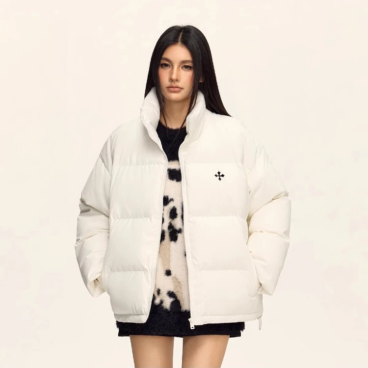 今年流行羽绒棉服立领短款棉服棉衣外套女2025年冬季新款面包服潮