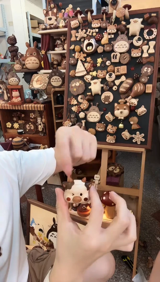 木原木牛头冰箱贴