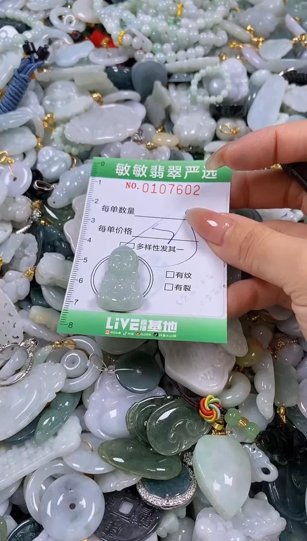 【闪购商品】翡翠颈饰未镶嵌闪购0107602多样性发其一