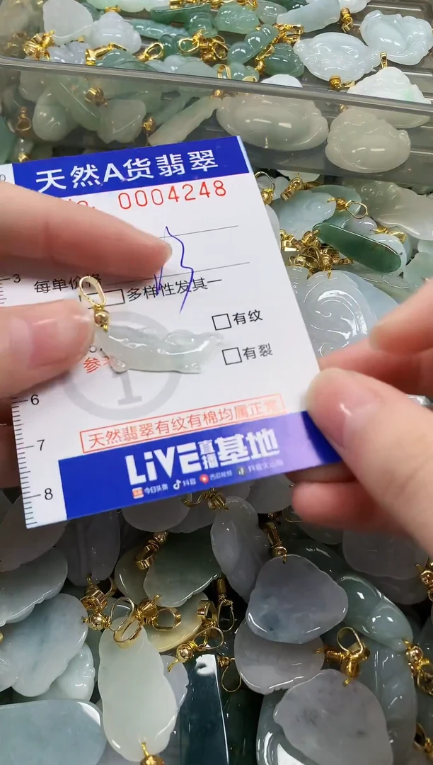 颈饰未镶嵌翡翠天然a货翡翠