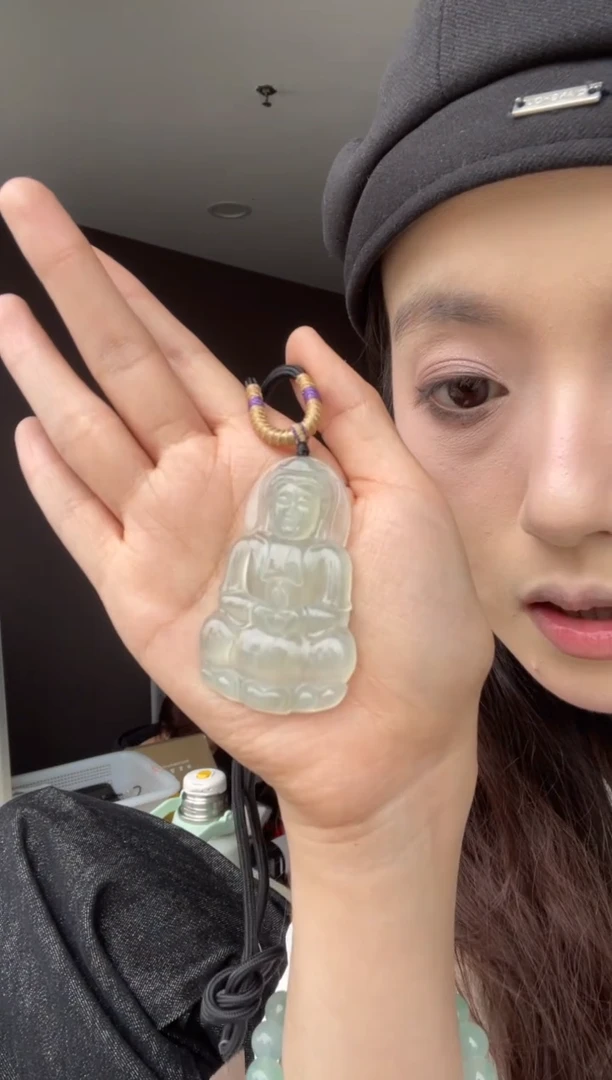 吊坠(不含链)未镶嵌翡翠嘻*天然缅甸A货翡翠