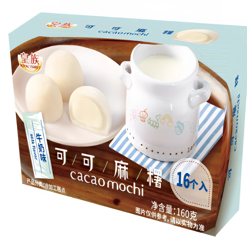 【到期25年7月28】皇族可可麻糬（牛奶味）160g*4