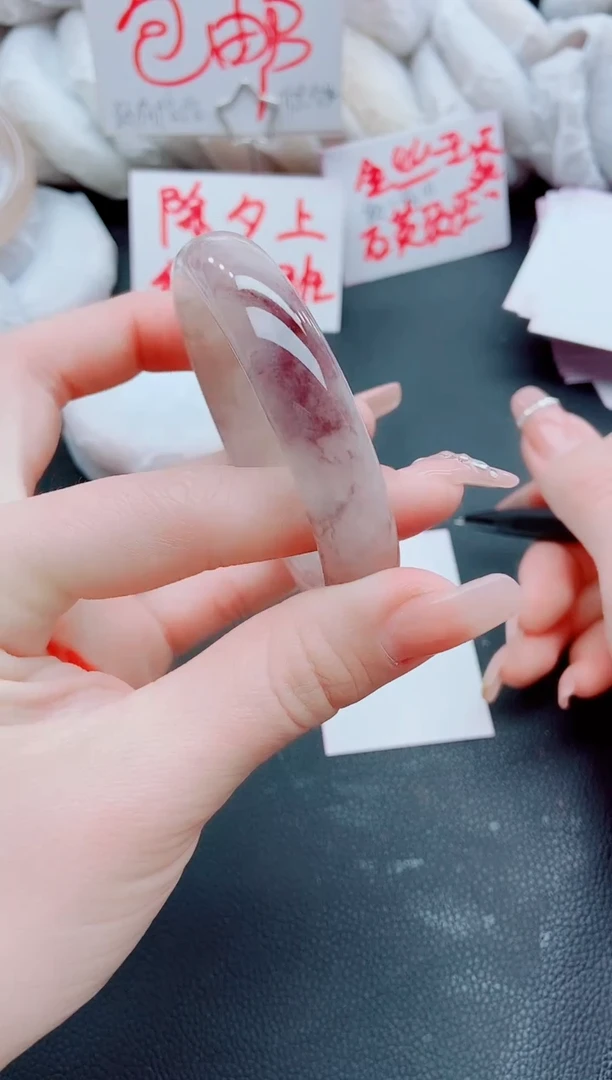 【闪购商品】石英质玉手镯未镶嵌J320-57-58