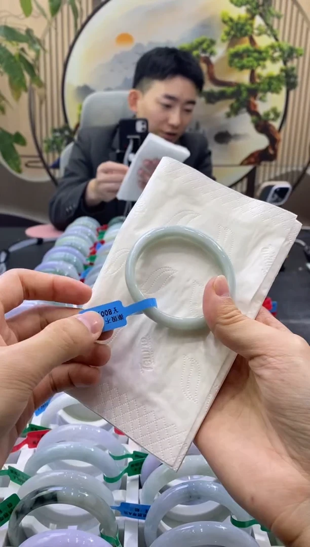 未镶嵌手镯翡翠0980