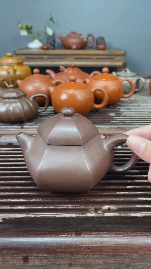 茶壶紫砂六方文旦200