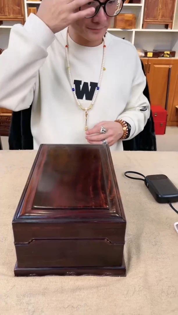 【闪购商品】檀香紫檀（小叶紫檀）宫廷器 31*19*12.5