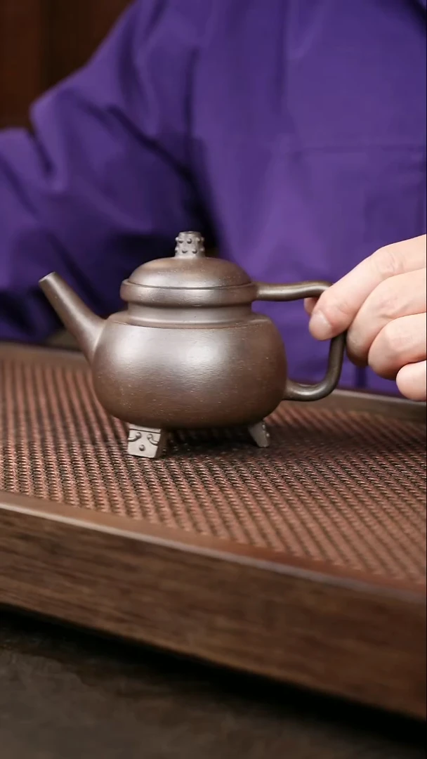 茶壶紫砂岩中泥乾坤