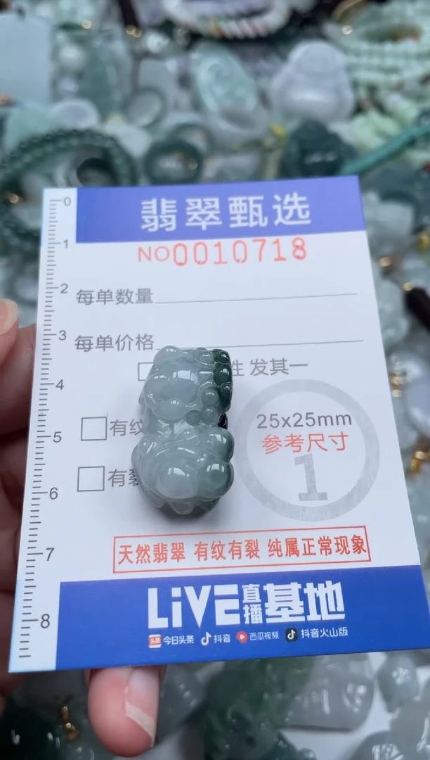 颈饰未镶嵌翡翠10718