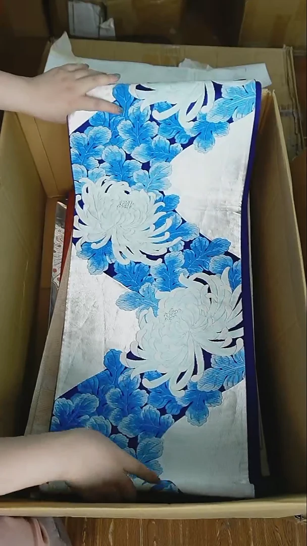 织绣139 六通细密织花卉