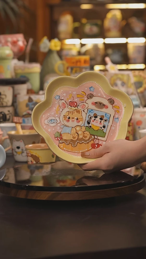 景德镇釉下彩绘设计师款式陶瓷