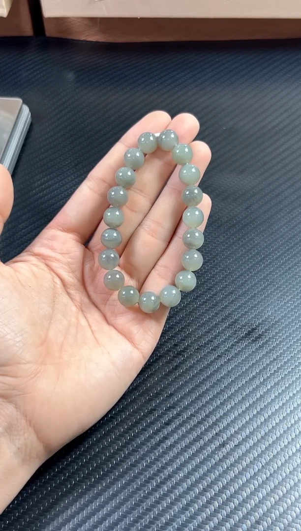 未镶嵌手串和田玉若羌微色差卡10