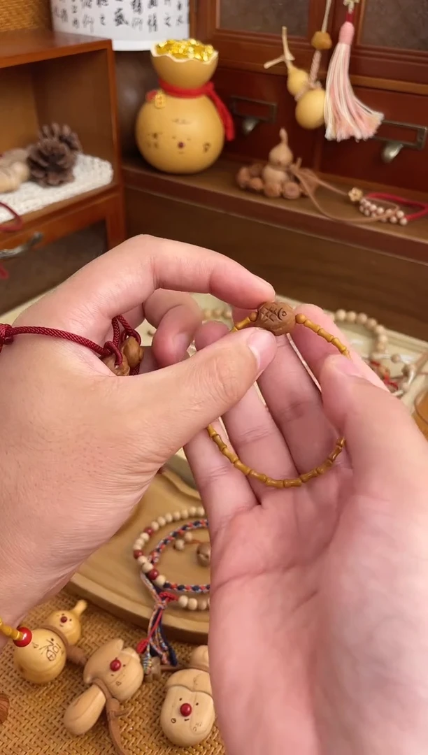 竹节手串加锦鲤一物一拍