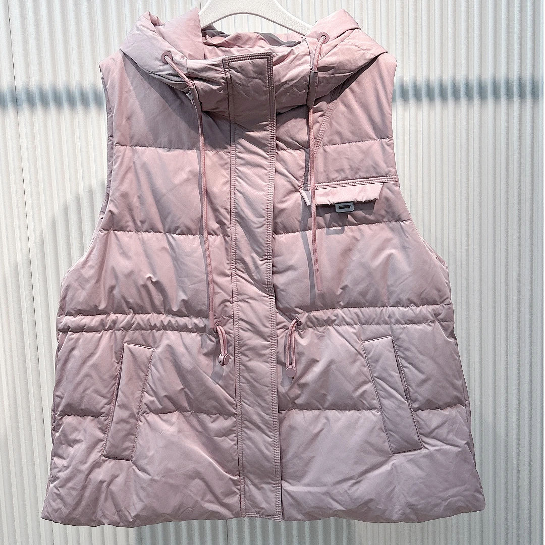 水淼/2025冬季新款时尚羽绒连帽马甲  41471