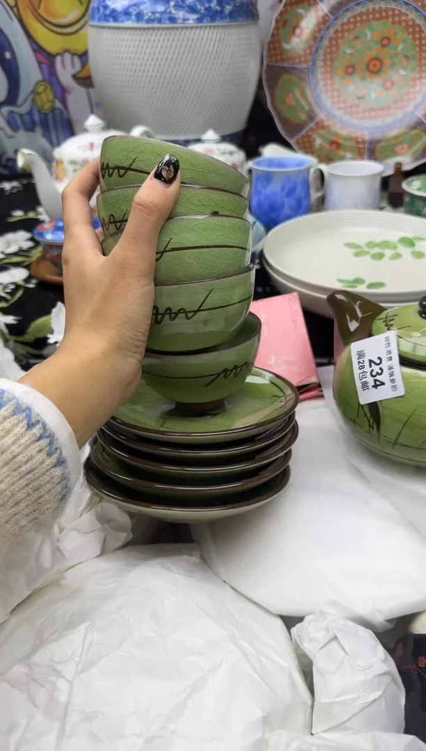 瓷片ฅ*大漂亮甄选瓷器瓷器234