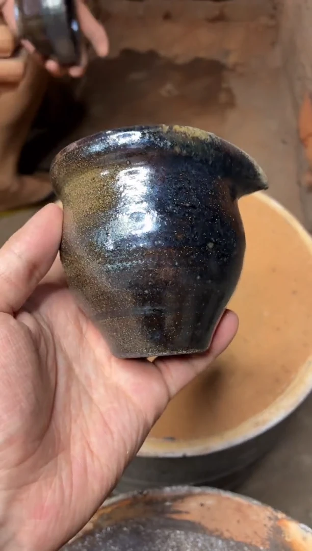 茶盏素雨龙窑柴烧精品1档