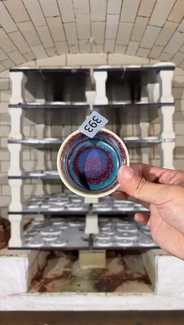 摆件精品窑变钧瓷茶器