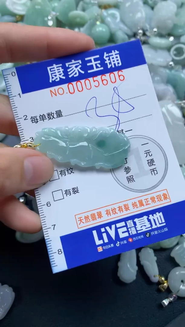 颈饰未镶嵌翡翠5606