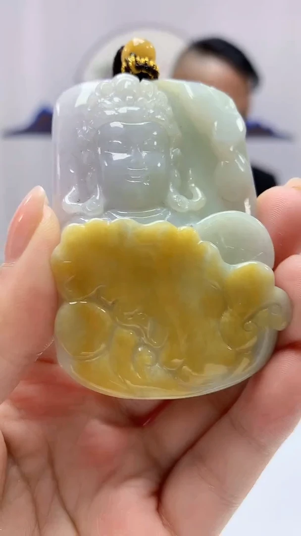 【闪购商品】定制翡翠未镶嵌4969ms-毛货183观音