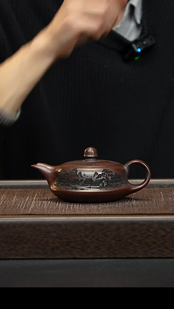 茶壶紫砂宜兴紫砂壶h8554