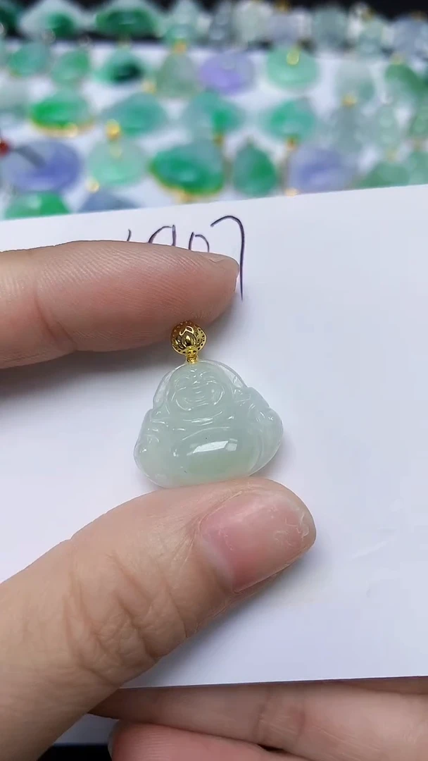 翡翠未镶嵌颈饰 天然缅甸翡翠A货