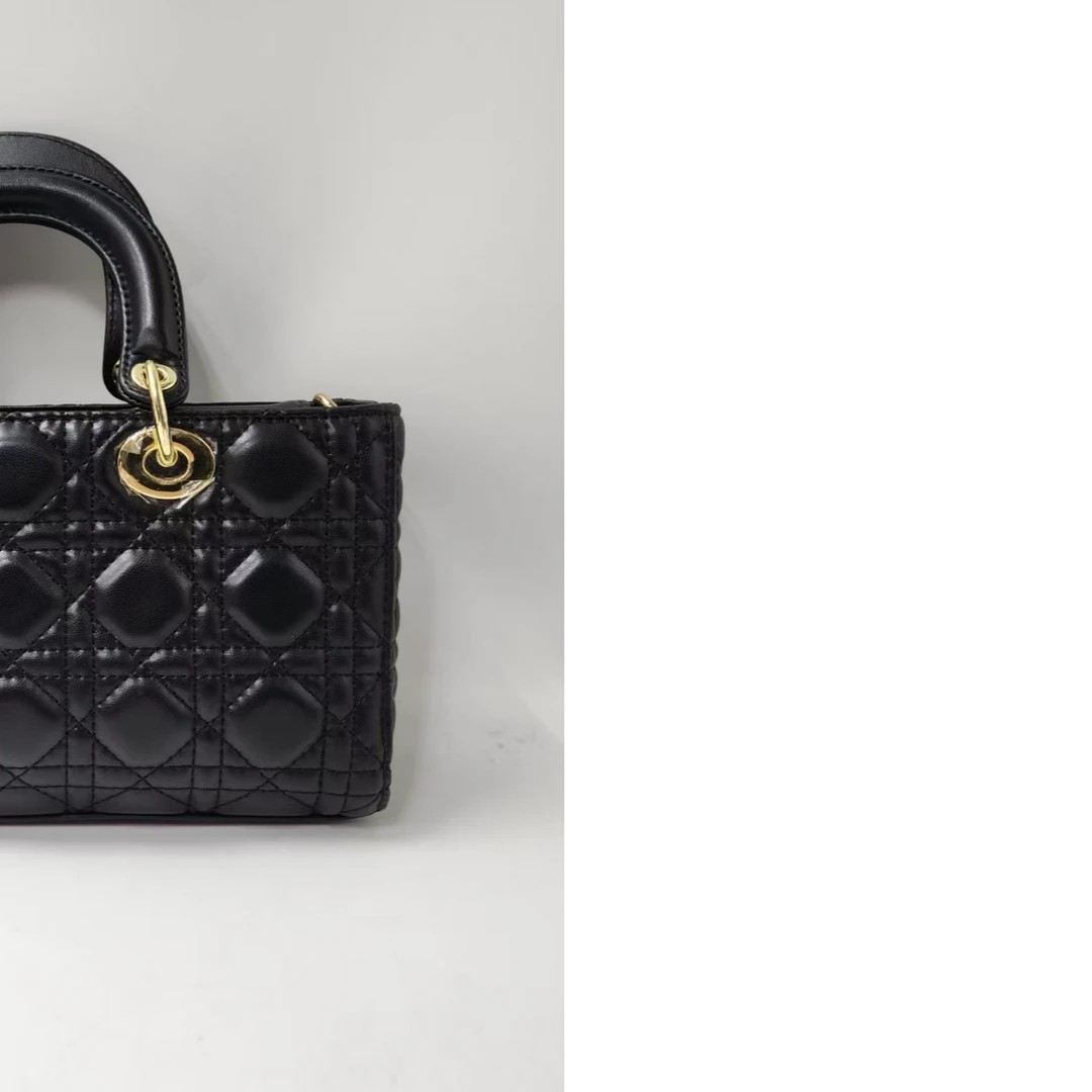 LQ-WITH-QUEEN真皮女包横黑色-10968