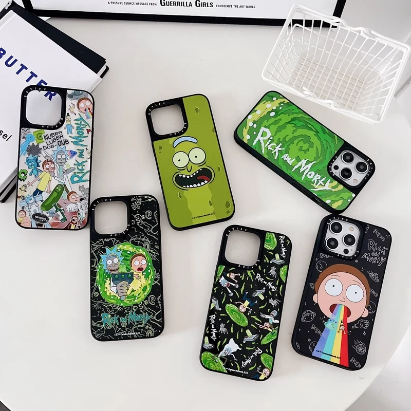 CASE瑞克和莫蒂适用iPhone16Promax苹果15Pro手机壳13潮牌17Pro